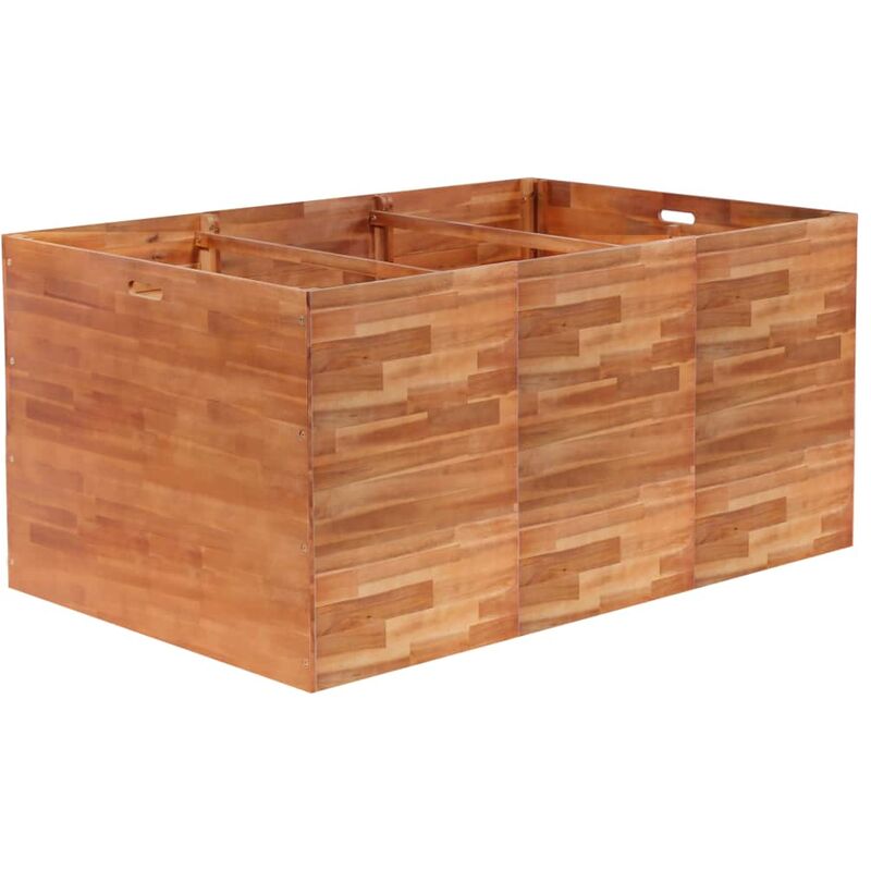 

Arriate de madera de acacia 150x100x100 cm