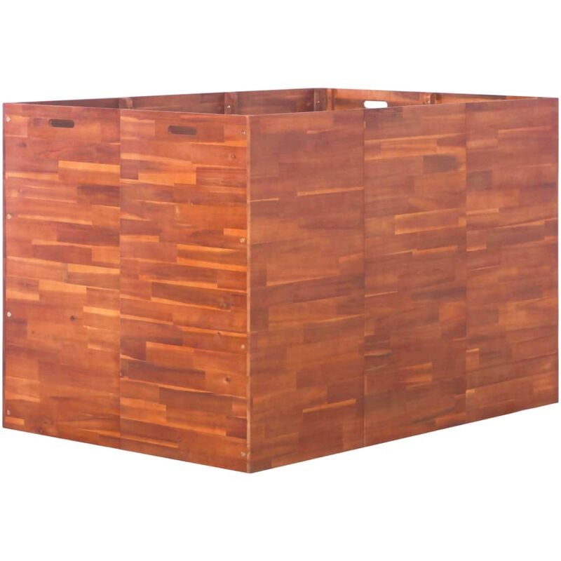 

Arriate de madera de acacia 150x100x100 cm