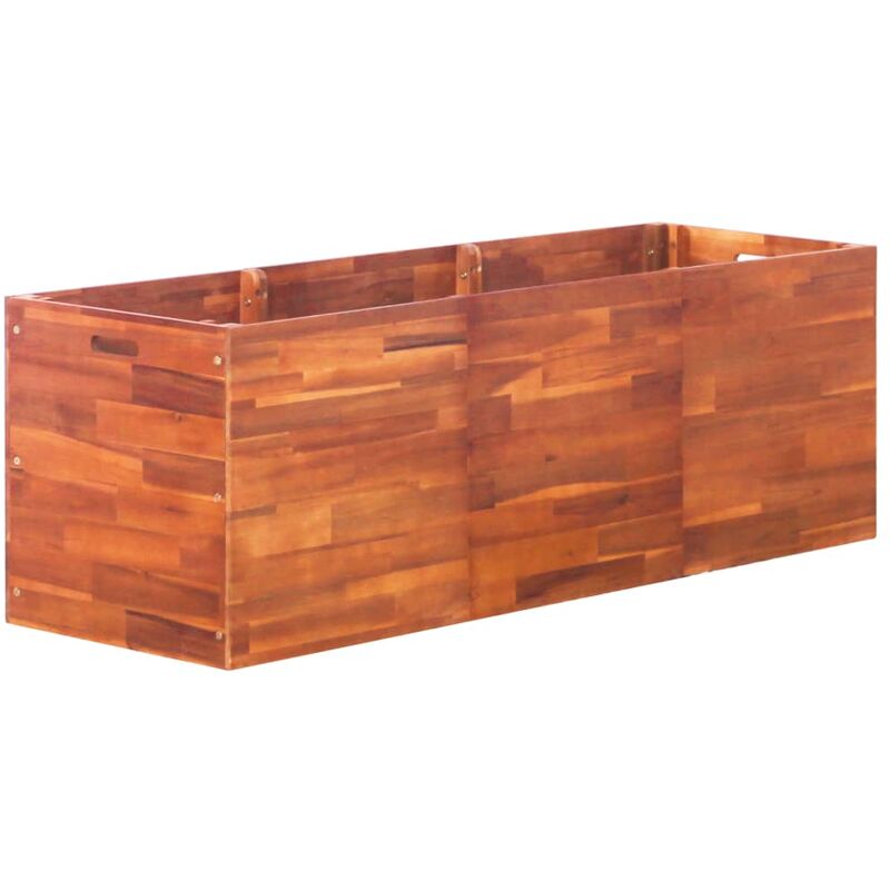 

Arriate de madera de acacia 150x50x50 cm