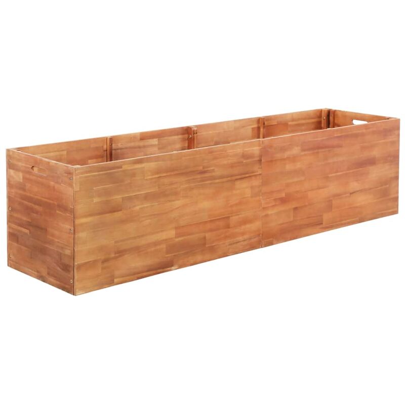

Arriate de madera de acacia 200x50x50 cm