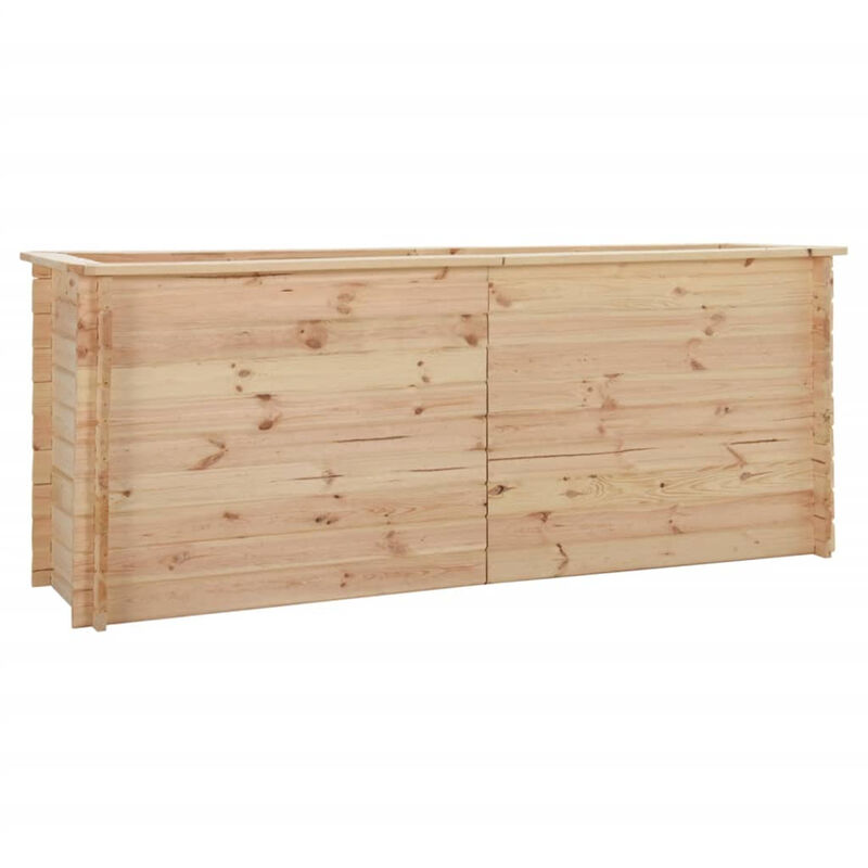 

Arriate de madera de pino 19 mm 200x50x80 cm