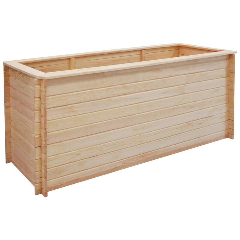 

Arriate de madera de pino 19 mm 200x50x80 cm