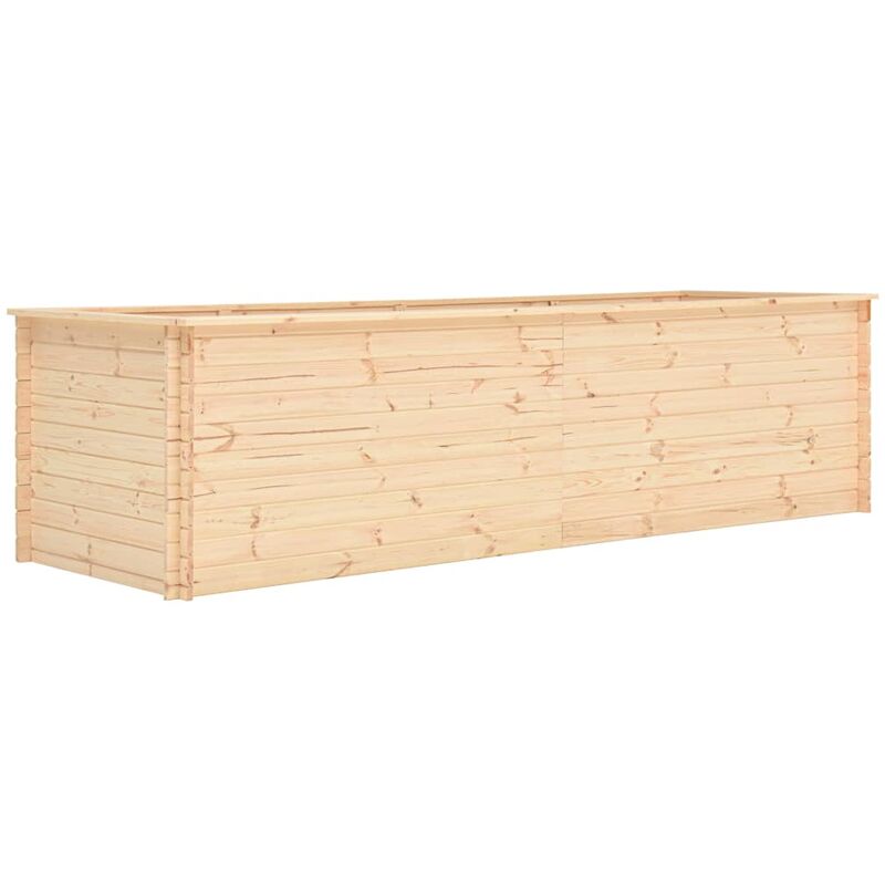 

Arriate de madera de pino 19 mm 300x100x80,5 cm