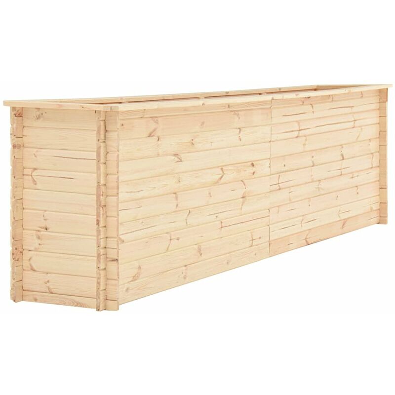 

Arriate de madera de pino 19 mm 300x50x80,5 cm