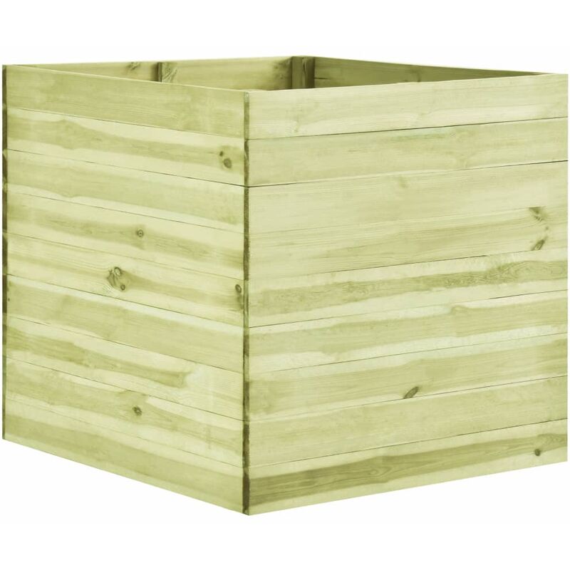 

Arriate de madera de pino impregnada 100x100x97 cm
