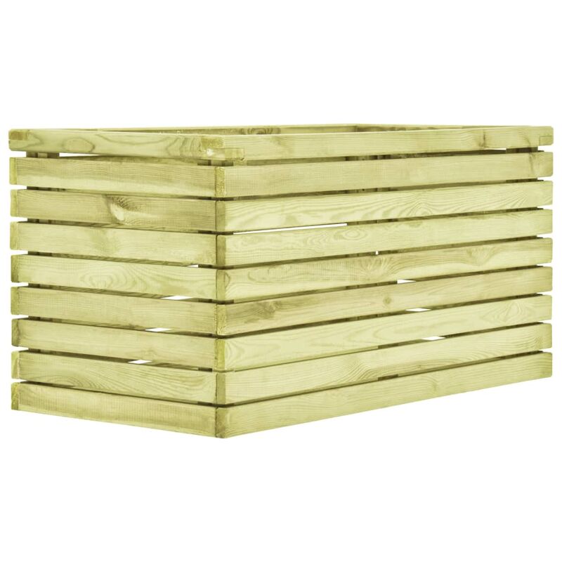 

Arriate de madera de pino impregnada 100x50x50 cm