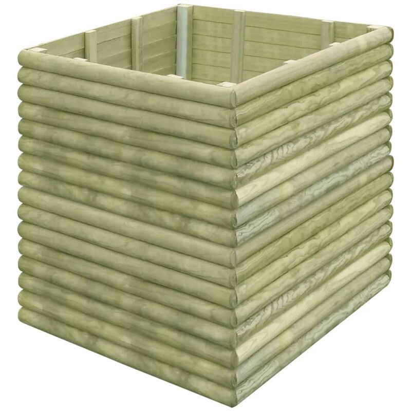 

Arriate de madera de pino impregnada 106x106x96 cm