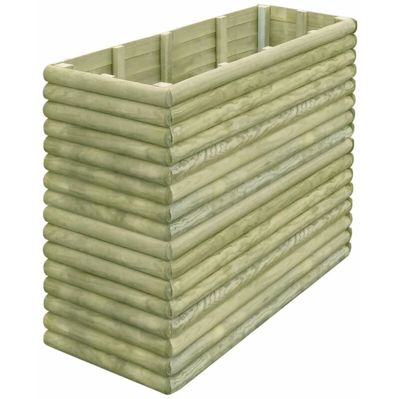 

Arriate de madera de pino impregnada 19 mm 150x56x96 cm