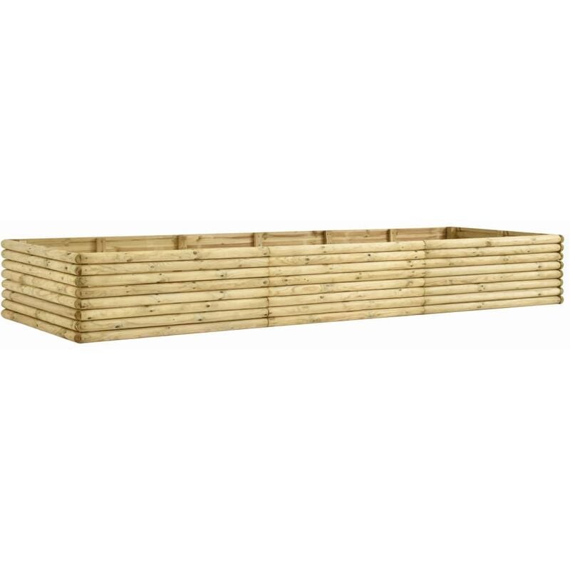 

Arriate de madera de pino impregnada 19 mm 300x50x48 cm