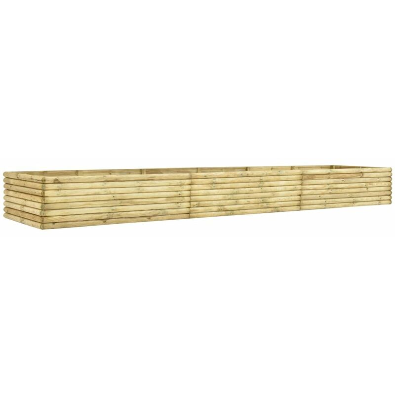 

Arriate de madera de pino impregnada 19 mm 450x50x48 cm