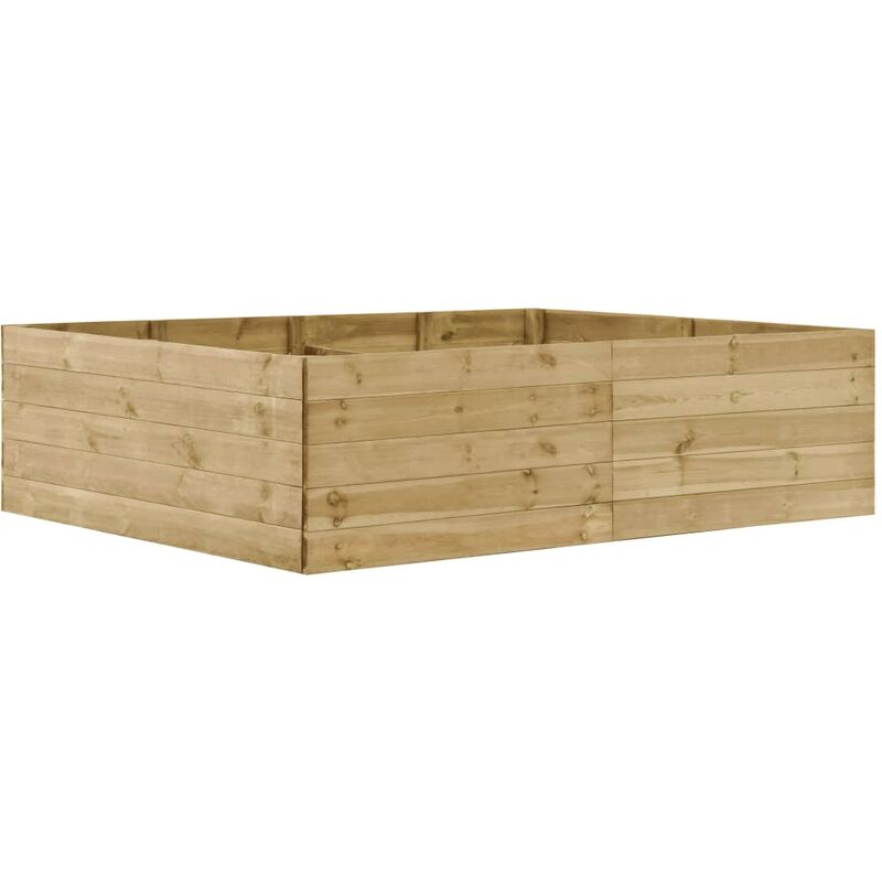 

Arriate de madera de pino impregnada 200x150x54 cm