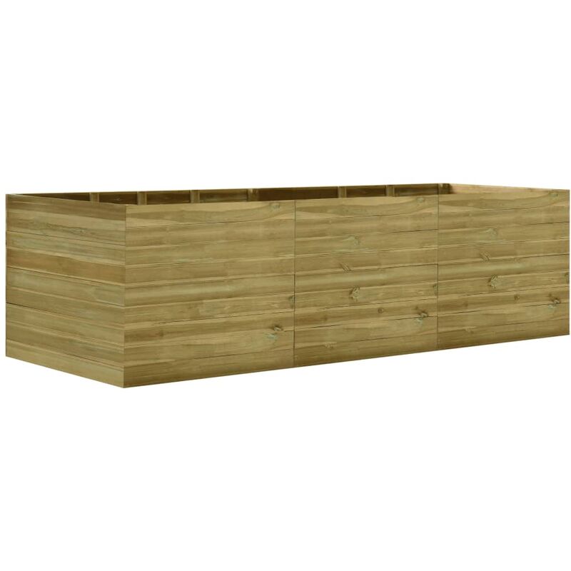 

Arriate de madera de pino impregnada 300x150x97 cm