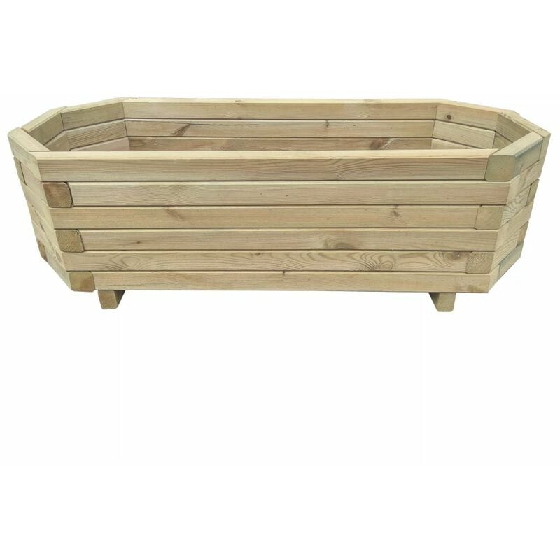 

Arriate de madera de pino impregnada 80x32x31 cm