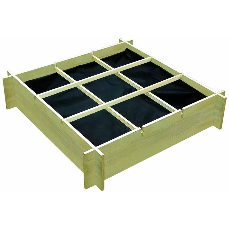 

Arriate de madera impregnada 90x90x20 cm
