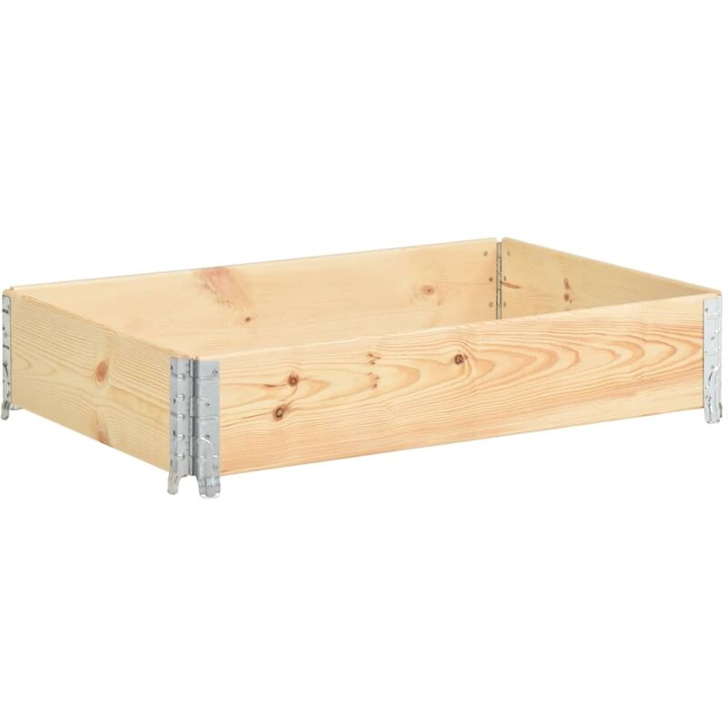 

Arriate de madera maciza de pino 50x100 cm