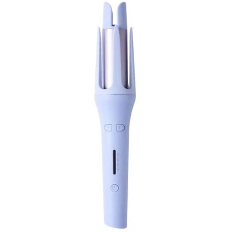 Arricciacapelli automatico per capelli fino a 32 mm, ricci grandi, 3 temperature regolabili, riscaldamento rapido, arricciacapelli rotante a 360° per capelli lunghi (blu)
