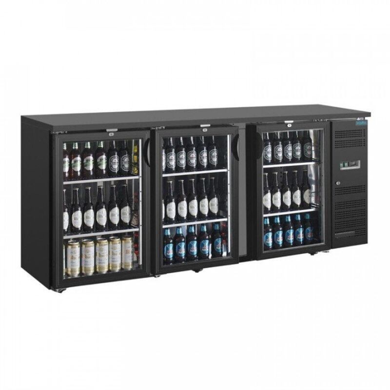 Arrière-bar 3 portes battantes vitrées 499 Litres, 350 W, 220V - MONO Arrière-bar 3 portes battantes vitrées 499 Litres, 350 W, 220V - MONO