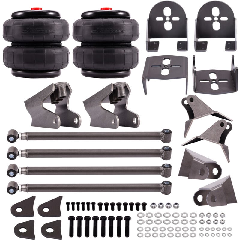 Maxpeedingrods - Arrière Triangulated 4 Link Kit Brackets 2500 Bags Air Ride Suspension 2.75'' &