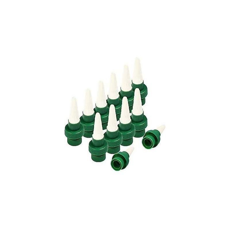 Arrosage automatique pour plantes en céramique avec pics d'arrosage automatique pour fleurs et goutte-à-goutte, système d'arrosage pour intérieur et