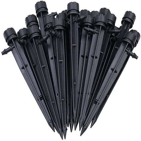 Arroseur asperseur Goutteurs d'irrigation avec connecteur pour tube de 4 mm/7 mm, émetteur réglable à 360 micro-asperseurs Système goutte à goutte Plantes de jardin Irrigation par brumisation