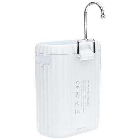 Arroseur Automatique Intelligent WiFi, Contrôle Distant par Téléphone & Programmation Horaires, Système de Goutte-à-Goutte pour Pots sur Balcon Intérieur, Capacité 4L
