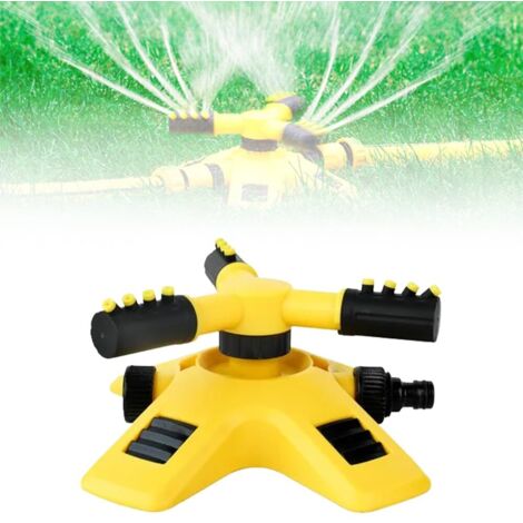 Arroseur Automatique,Arroseur Automatique pour Grandes Surfaces,Tête d'arrosage pivotante à 360°,Tête d'arrosage de précision (1 Pcs)