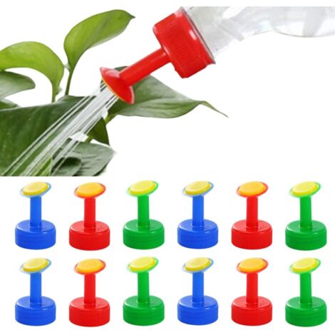 Arroseur Bouteille - 12 Pièces - Plastique - Irrigation Goutte À Goutte - Jardin Et Intérieur - Rouge Vert Bleu
