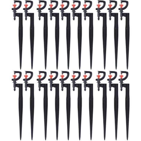 Arroseur d'arrosage, 20 pièces, Micro - arroseur Rotatif à 360 degrés de Type G