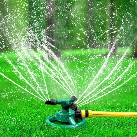 Arroseur de jardin, arroseur de pelouse à rotation réglable à 360 degrés, grande surface de couverture-AquaForge