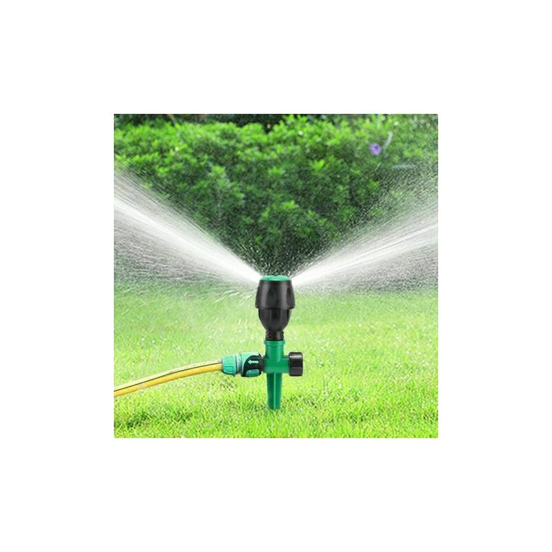 Hklffja - Arroseur de jardin, arroseur de pelouse Arroseur rotatif à 360 ° pour arrosage de grande surface de 4 à 7 m, arroseur pour