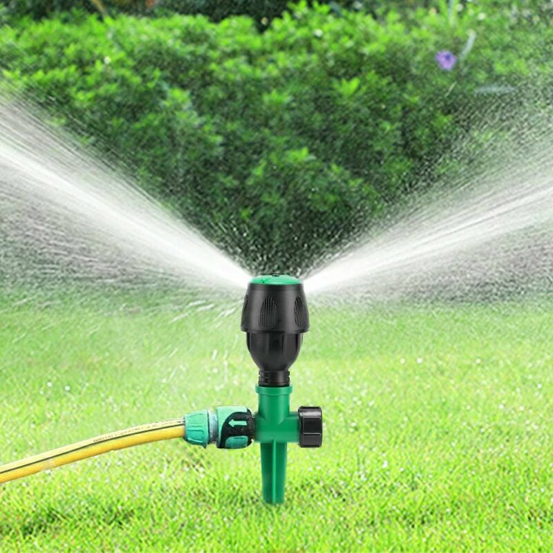 Arroseur de Jardin, Arroseur de Pelouse Arroseur Rotatif à 360°pour 4-7m Arrosage de Grandes Surfaces, Pulvérisateur Arroseur pour