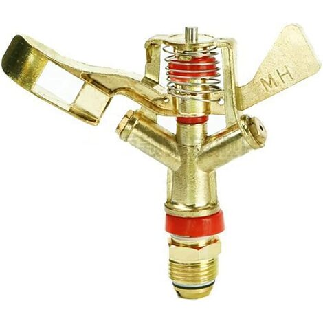 Arroseur de jardin Irrigation par aspersion, Arroseur de pelouse automatique Arrosage rotatif à 360 ° Champs de jardin de pelouse