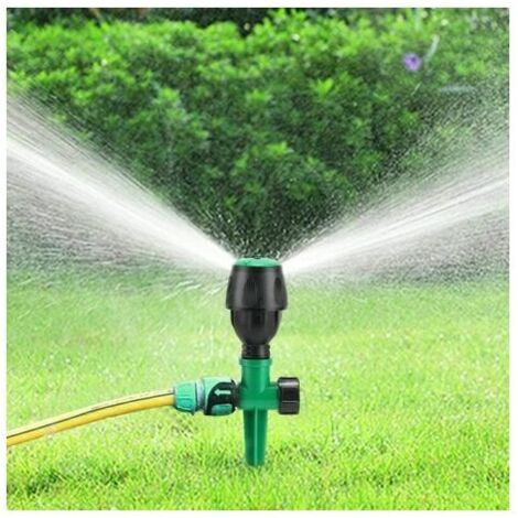 Arroseur de jardin rotatif à 360° pour l'irrigation de grandes surfaces de 4 à 7 m², idéal pour l'arrosage du jardin et de la pelouse.-AquaForge