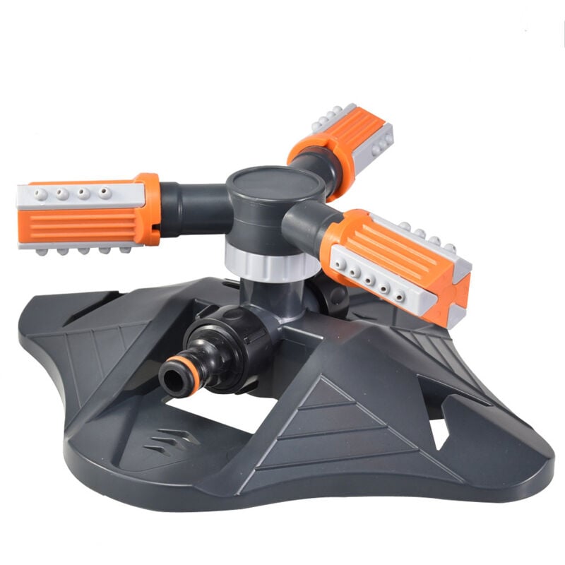 Tonchean - Arroseur de pelouse, mise à niveau de l'arroseur de jardin, système d'arrosage automatique rotatif à 360 degrés, système d'arrosage d'eau