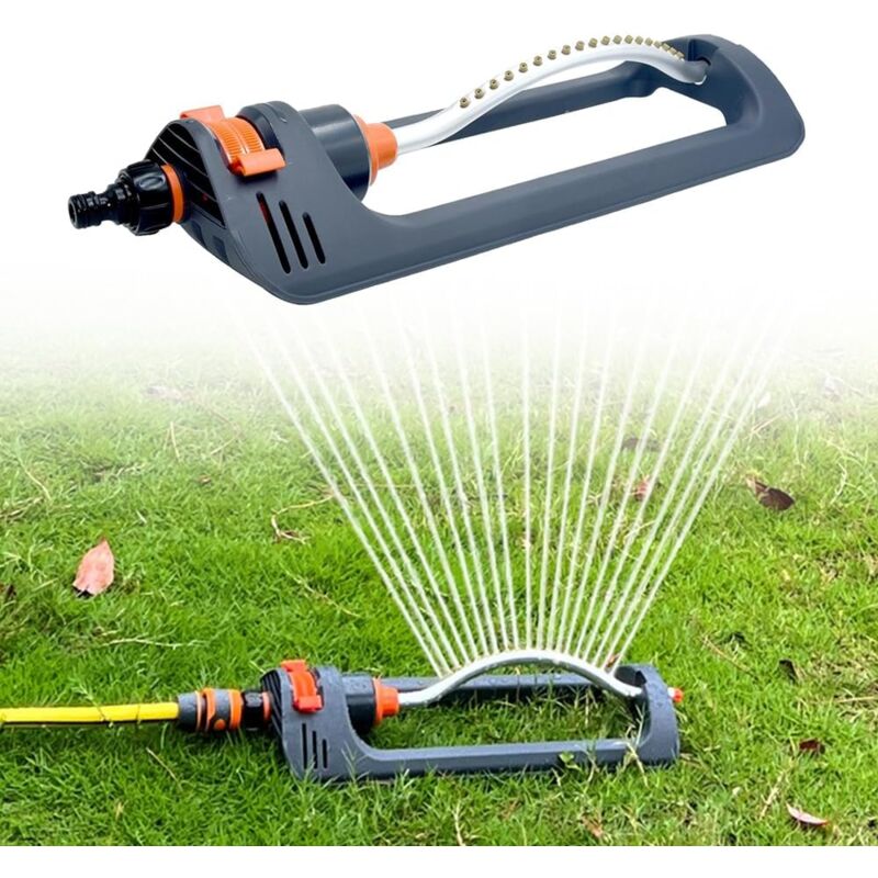 Arroseur de pelouse oscillant,Arrosage Automatique Jardin,asperseur arrosage,arroseur pour l'irrigation,arroseur carré,4 plages de pulvérisation
