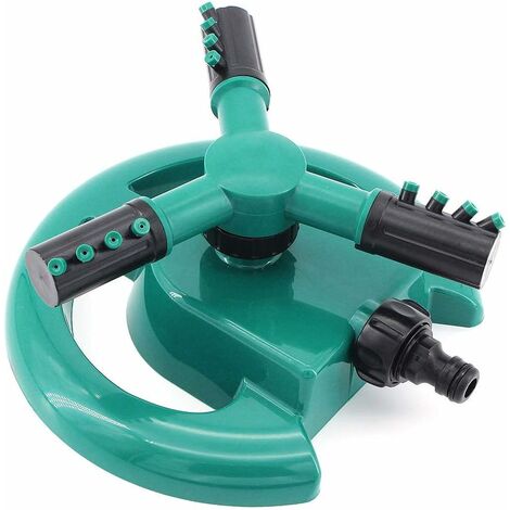 Arroseur de pelouse, système d'irrigation par aspersion automatique rotatif à 360 degrés pour arroser les fleurs et les légumes