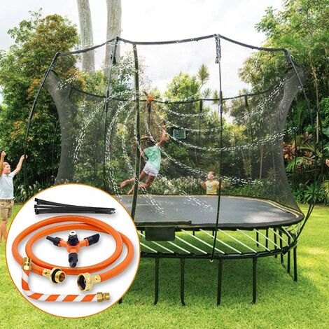 Arroseur de trampoline pour enfants, accessoires d'arrosage de jeux d'eau pour trampoline d'extérieur