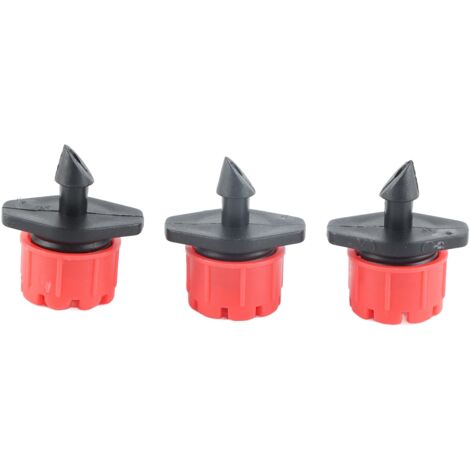 Arroseur Drip Irrigation Jardin avec 50 Embouts de Dripper Reglables Plastique Ingenierie Rouge Kit Irrigation Fleurs
