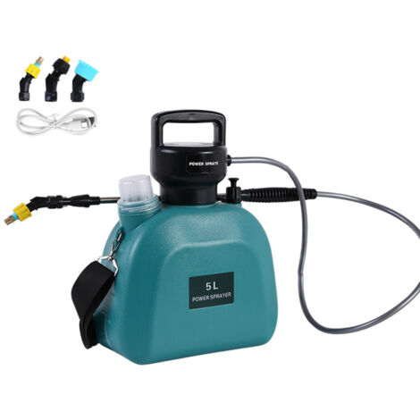 Arroseur électrique portatif rechargeable USB, pulvérisateur à main, outil agricole, arrosoir à atomisation, vaporisateur d'eau multifonctionnel pour plantes de jardin, outil de nettoyage des vitres