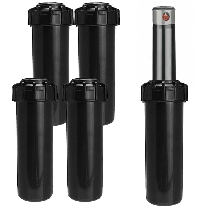 Arroseur escamotable, buse rotative, portée 6,9 - 15,6 mètres. Filetage femelle 3/4'. Paquet de 5 unités. Offre exclusive