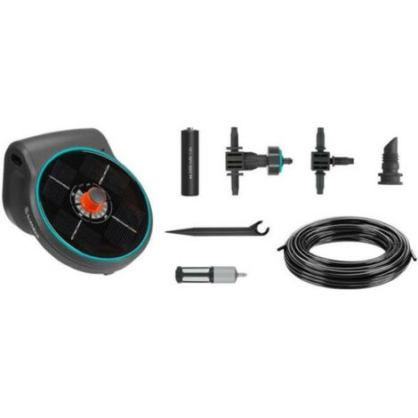 Arroseur GARDENA AquaBloom - Solution d'arrosage automatique solaire pour 20 plantes
