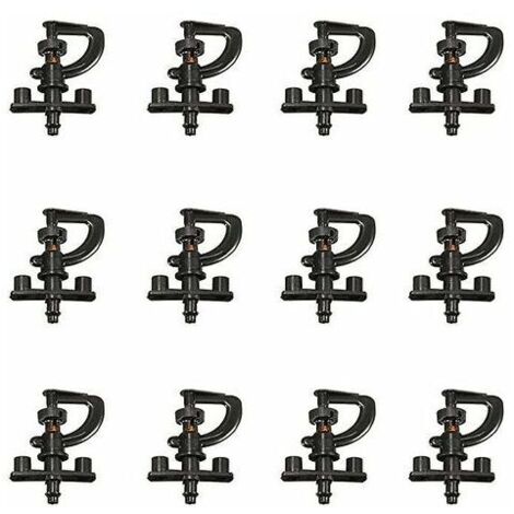 Arroseur pour plantes, buse d'arrosage micro-G rotative à 360 degrés pour plantes de jardin (12)-AquaForge