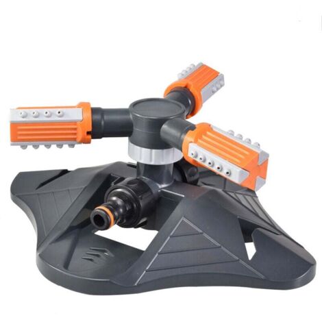 Arroseur Rotatif 360 Degrés Système Arrosage Automatique Pelouse Jardin avec Tuyau