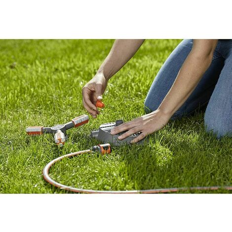 Arroseur rotatif confortable: arroseur de pelouse pour un arrosage uniforme, d'une superficie maximale de 310 m².