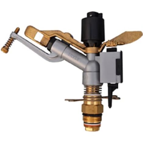 Arroseur secteur Sime Silver raccord male 3/4" Buses 5 - 5,5 - 6 mm adapte'es a' l'irrigation du jardin
