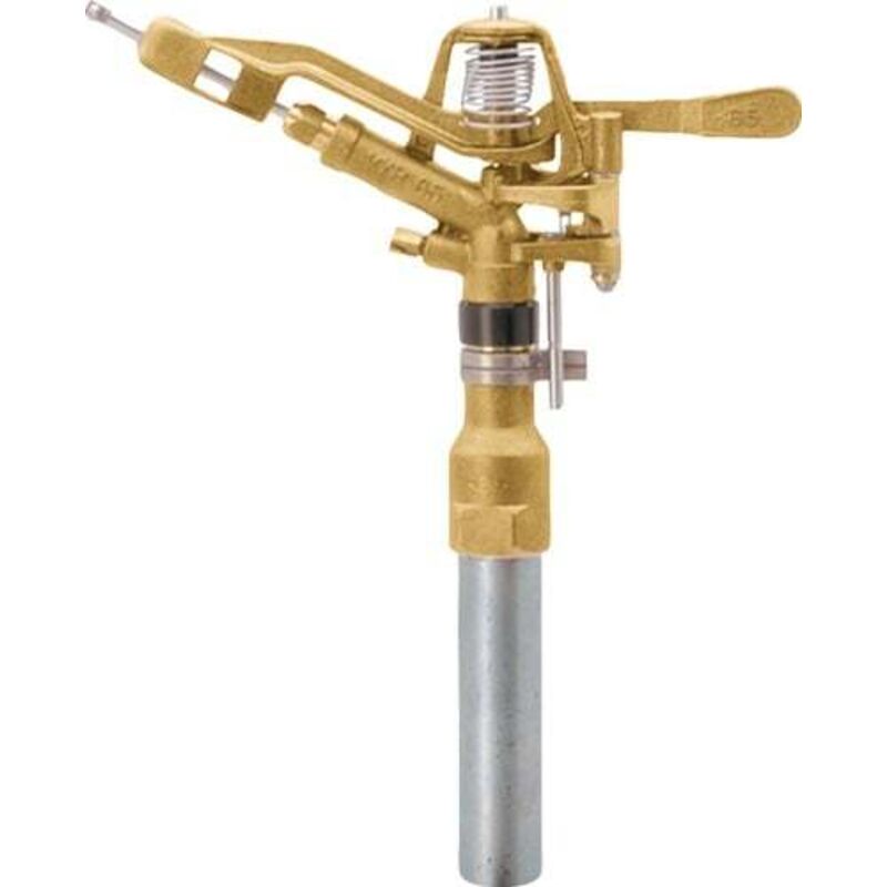 Arroseur circulaire et à secteurs V65S d. 35 m G1 po. fe laiton avec pointes sur pied