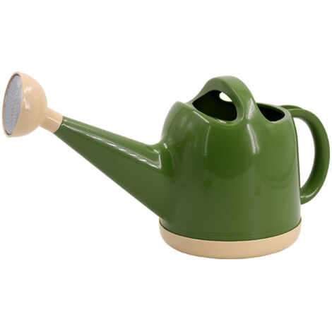 Arrosoir 4L jardin en plastique avec tête d'arrosage Pot d'eau pour plante extérieure intérieure fleur OD vert