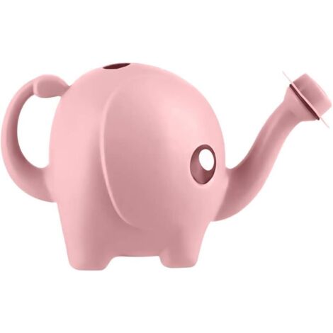 Arrosoir à fleurs domestique en forme d'éléphant (rose)