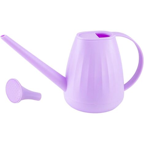 Arrosoir de 2 L, Arrosoir Jardin, Arrosoir Plante Interieur,Outils de Jardinage pour Arosoires D'intérieur, Arrosoir Léger avec Bec Long, pour Fleurs de Jardin, Les Plantes Succulentes, Violet