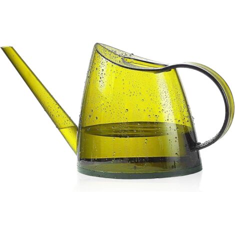 Arrosoir de Jardin 1,2 L avec Bec Long, Confortable pour Plantes d'Intérieur et Succulentes (Vert Citron)